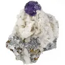 Fluorite on Calcite With Dolomite - image 4