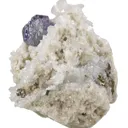Fluorite on Calcite With Dolomite - image 4