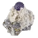 Fluorite on Calcite With Dolomite - image 2