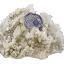 Fluorite on Calcite With Dolomite - image 3