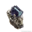 Fluorite on Calcite with Muscovite - image 2