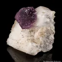 Fluorite on Calcite with Pyrite - image 7