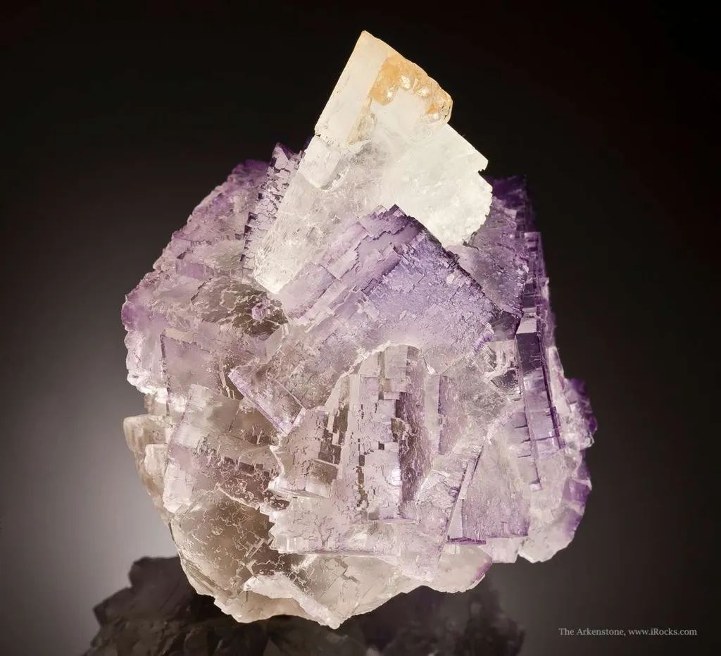 Fluorite on Celestine - image 2
