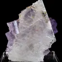 Fluorite on Celestine - image 1