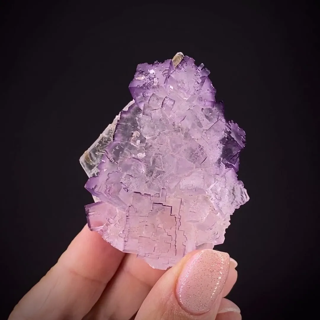 Fluorite on Celestine - image 1