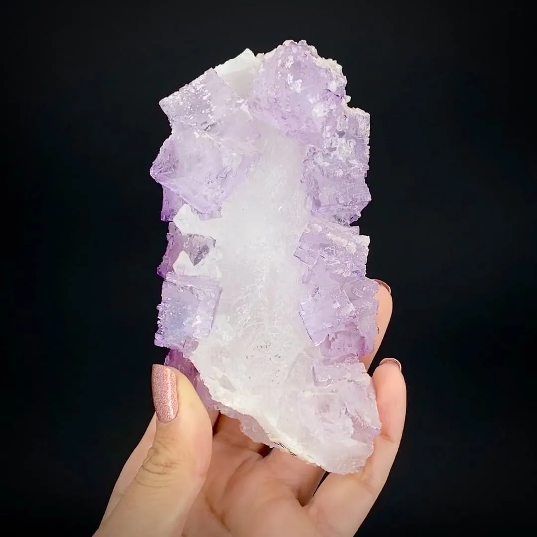 Fluorite on Celestine - image 2