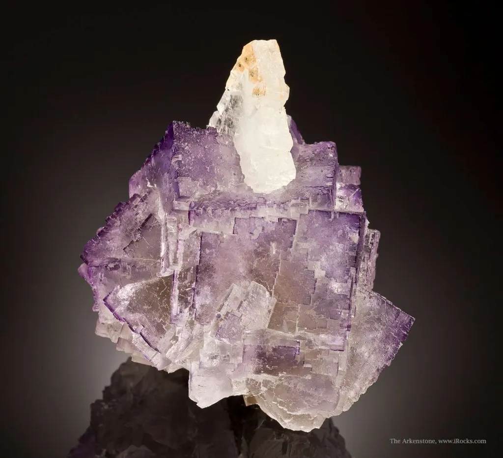 Fluorite on Celestine - image 3