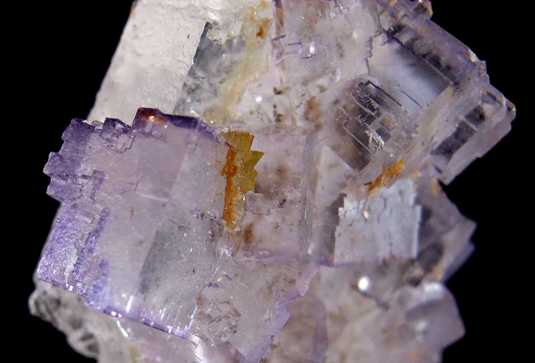 Fluorite on Celestine - image 4