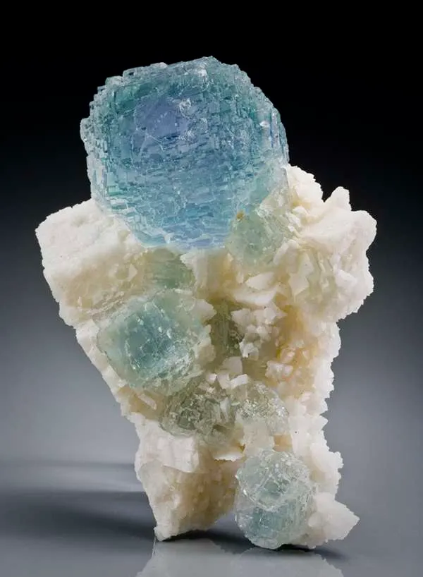 Fluorite on Dolomite - image 4