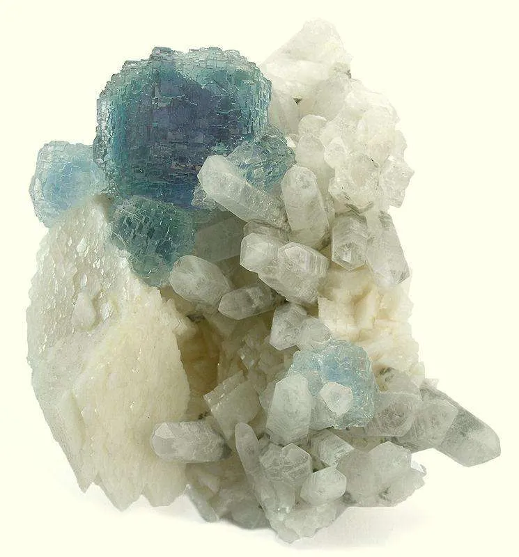 Fluorite on Dolomite image