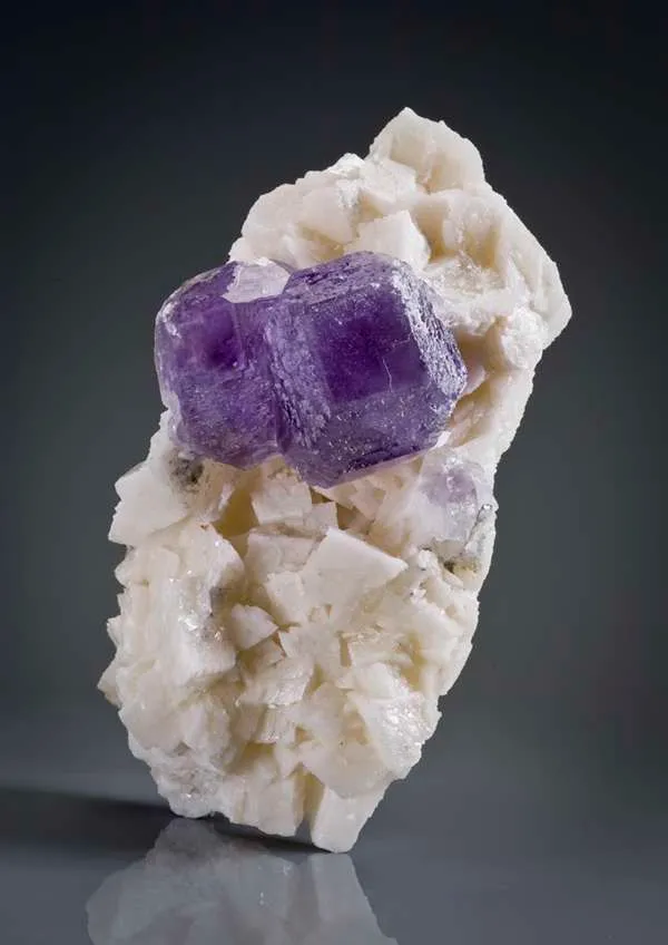 Fluorite on Dolomite - image 3