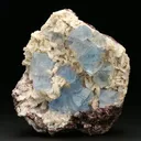 Fluorite on Dolomite - image 1