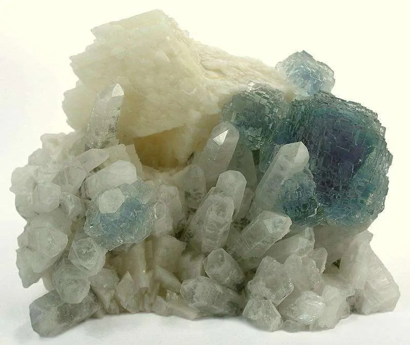 Fluorite on Dolomite - image 2