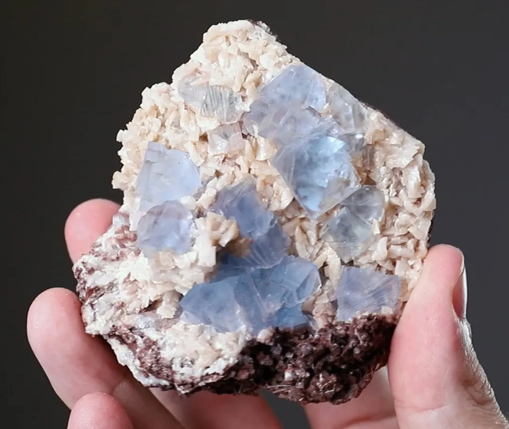 Fluorite on Dolomite image
