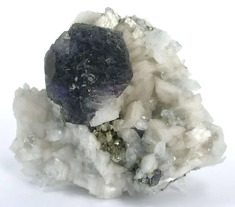 Fluorite on Dolomite - image 1