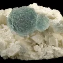 Fluorite on Dolomite - image 1