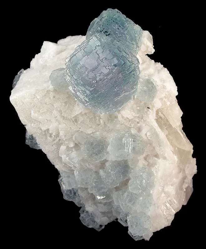 Fluorite on Dolomite image