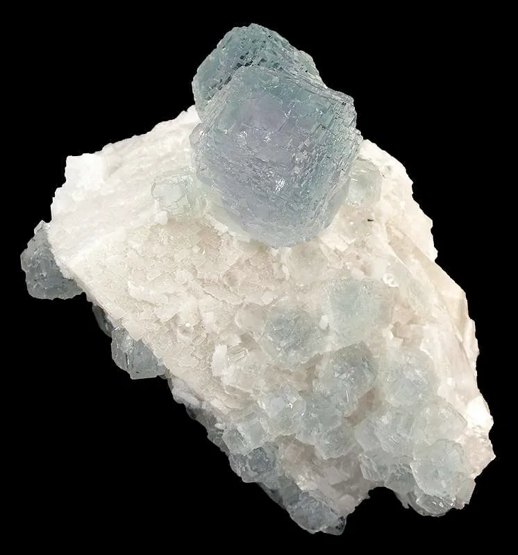 Fluorite on Dolomite - image 2