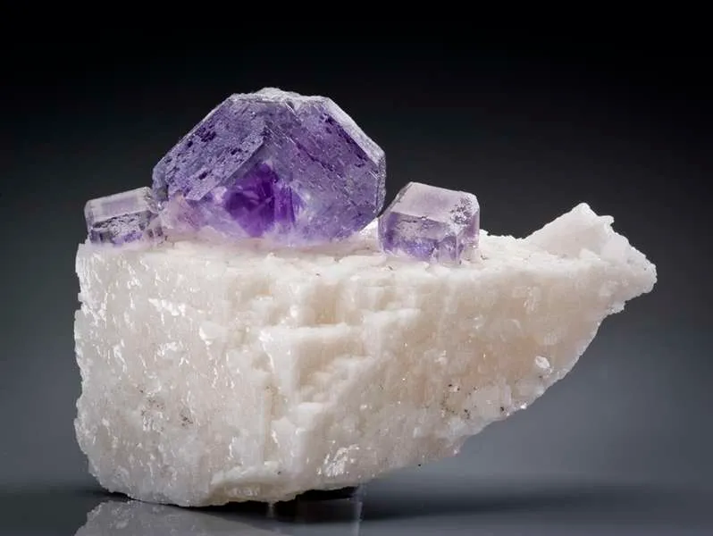 Fluorite on Dolomite Floater - image 4