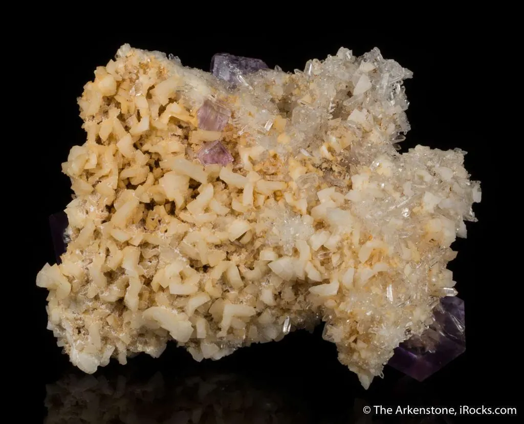 Fluorite on Dolomite with Quartz - image 7