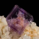 Fluorite on Dolomite with Quartz - image 4