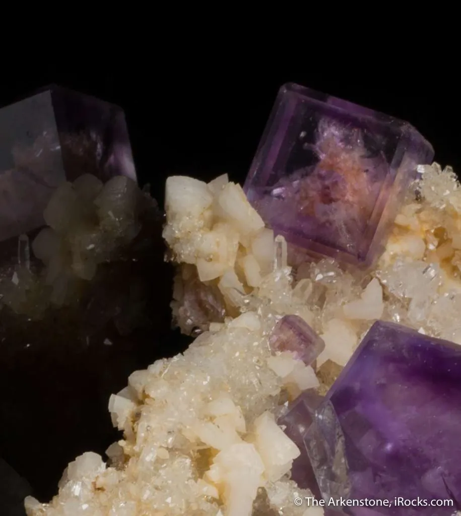 Fluorite on Dolomite with Quartz - image 5