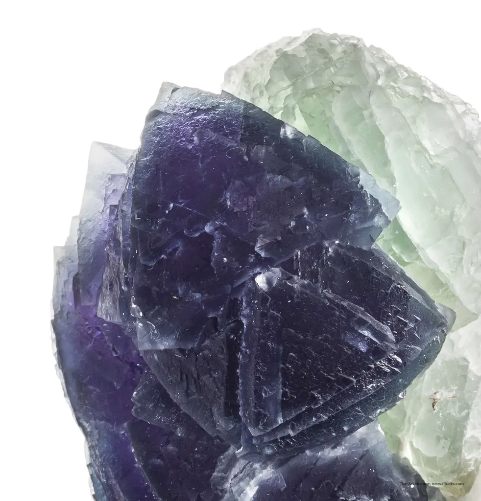 Fluorite on Fluorite and Quartz - image 5