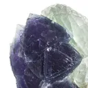 Fluorite on Fluorite and Quartz - image 5