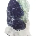 Fluorite on Fluorite and Quartz - image 2