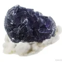 Fluorite on Fluorite on Quartz - image 2