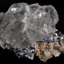 Fluorite on Galena - image 1