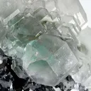 Fluorite on Galena - image 3