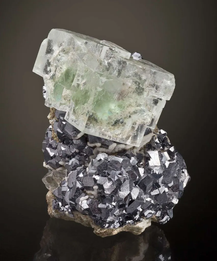 Fluorite on Galena image