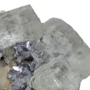 Fluorite on Galena - image 2