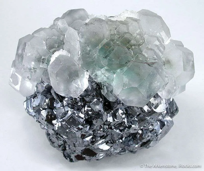 Fluorite on Galena image