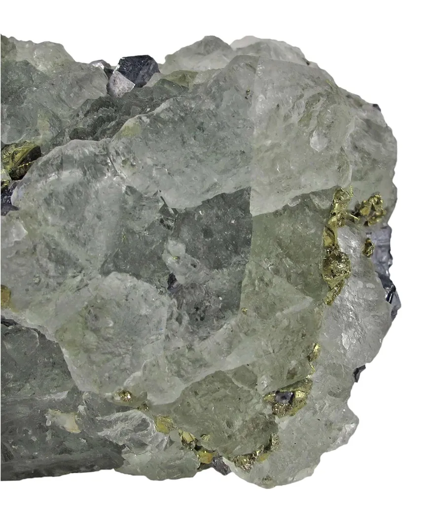 Fluorite on Galena - image 3