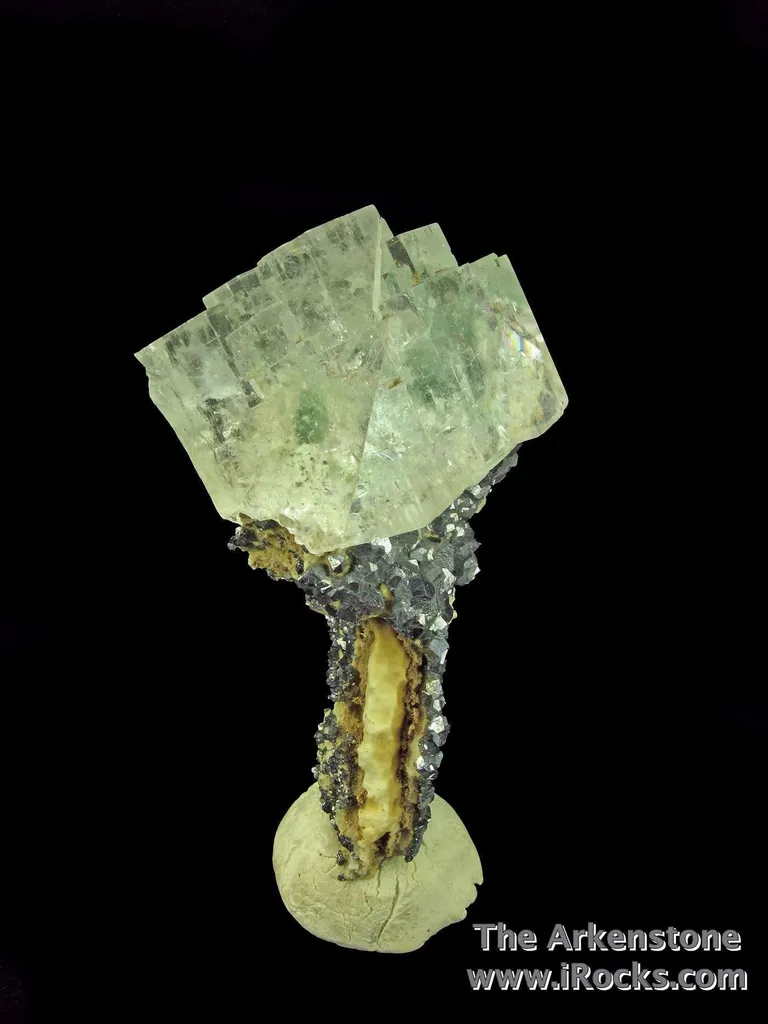 Fluorite on Galena - image 5