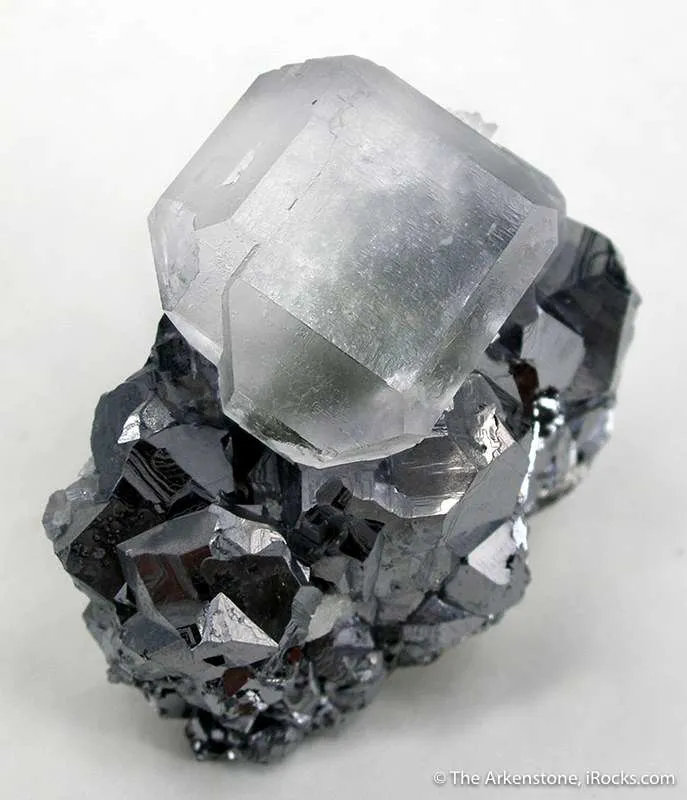 Fluorite on Galena image