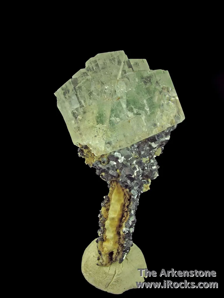 Fluorite on Galena image
