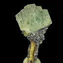 Fluorite on Galena - image 1