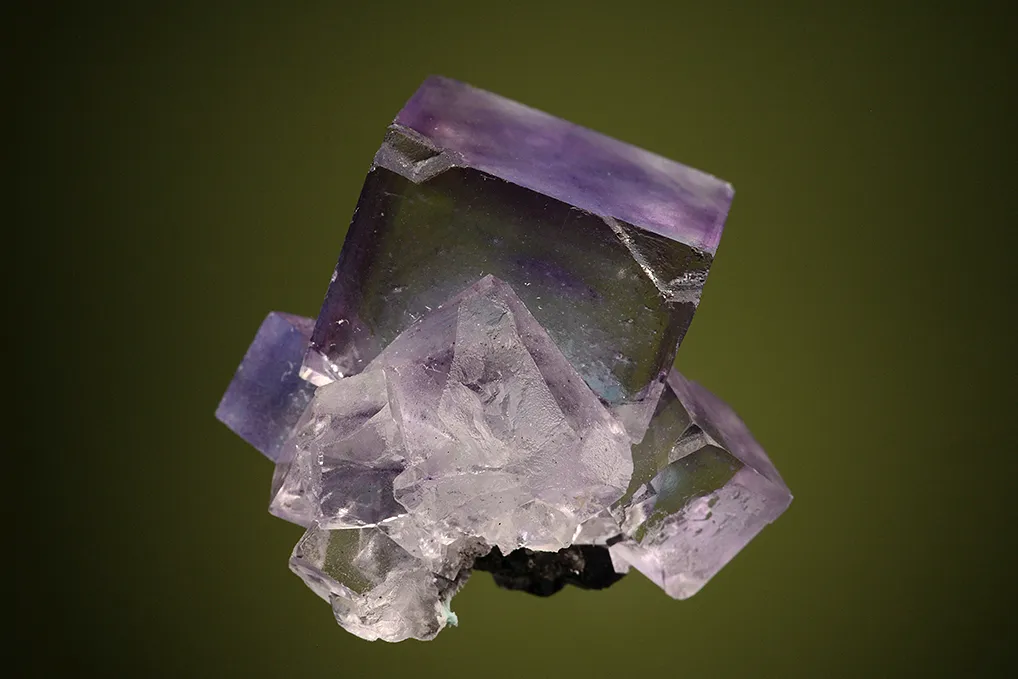 Fluorite on Galena - image 2