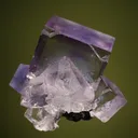 Fluorite on Galena - image 2