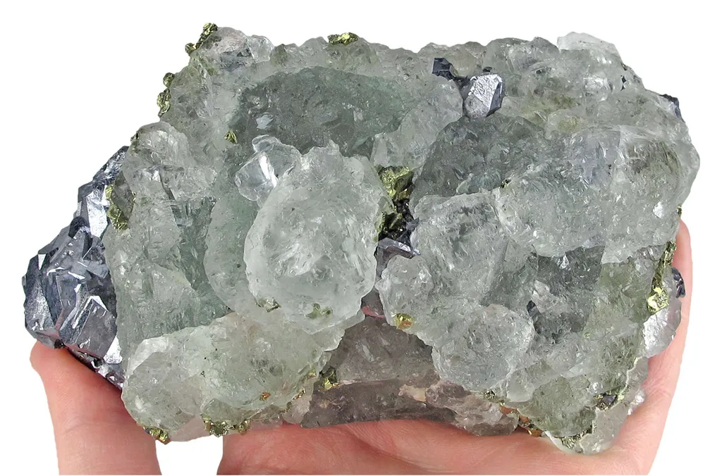Fluorite on Galena - image 5