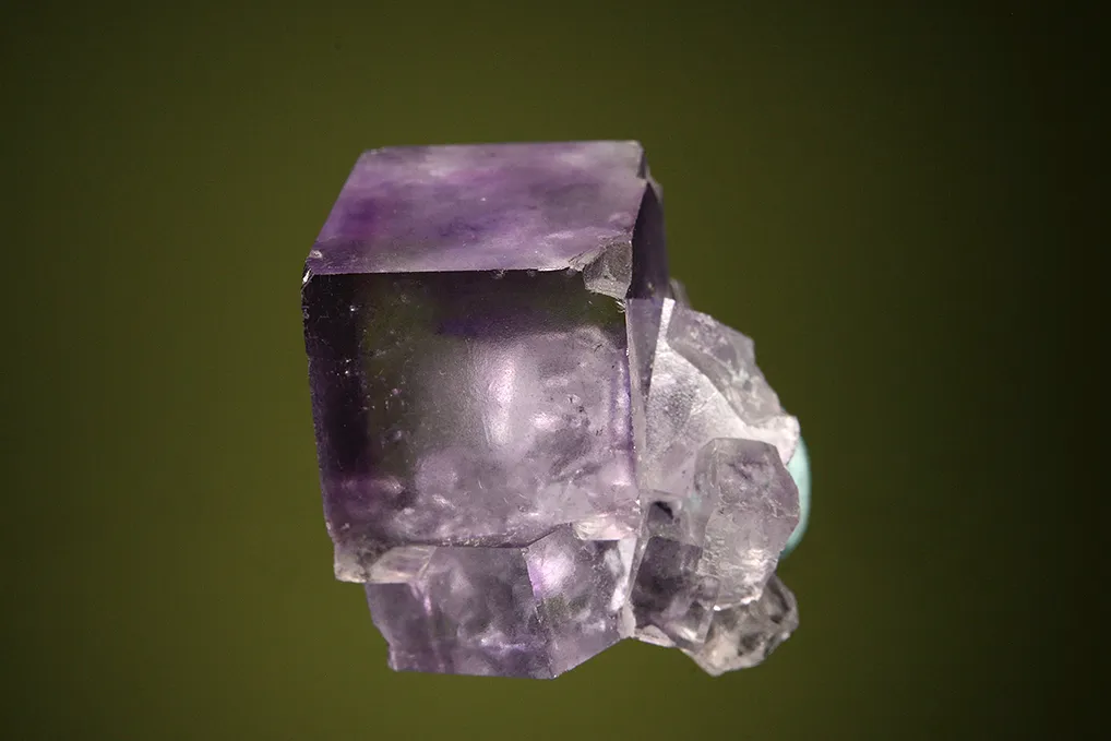 Fluorite on Galena - image 3