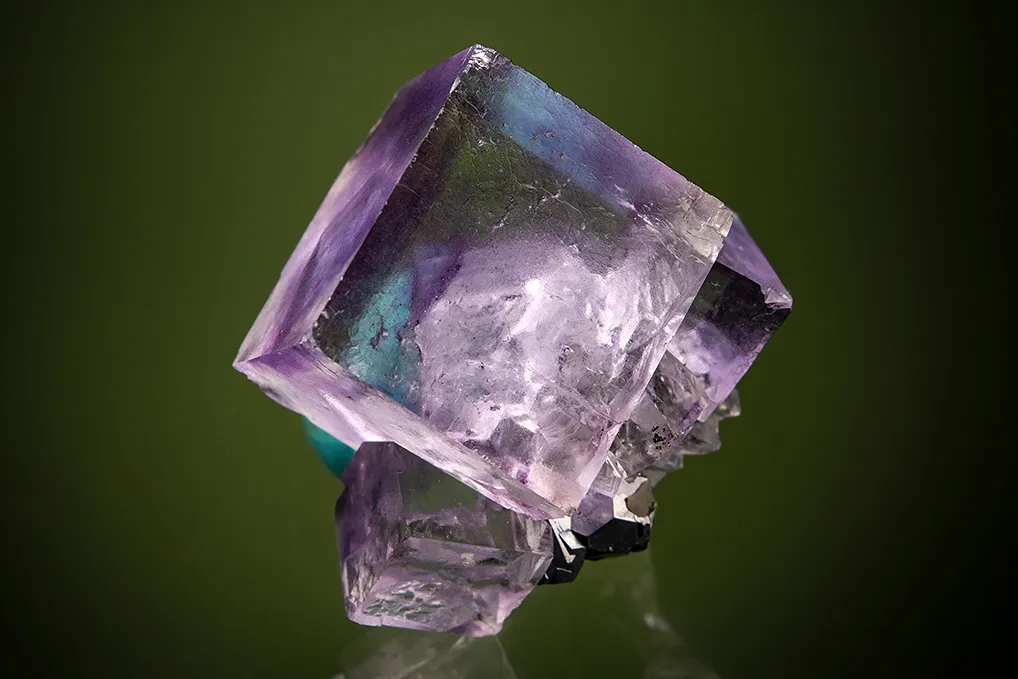 Fluorite on Galena image