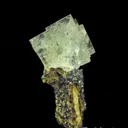 Fluorite on Galena - image 2
