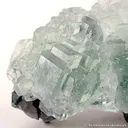 Fluorite on Galena - image 2