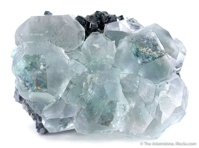Fluorite on Galena and Sphalerite image