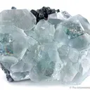 Fluorite on Galena and Sphalerite - image 1