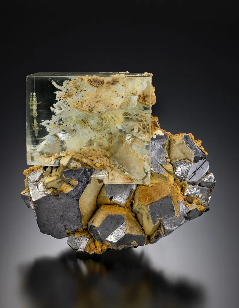 Fluorite on Galena image